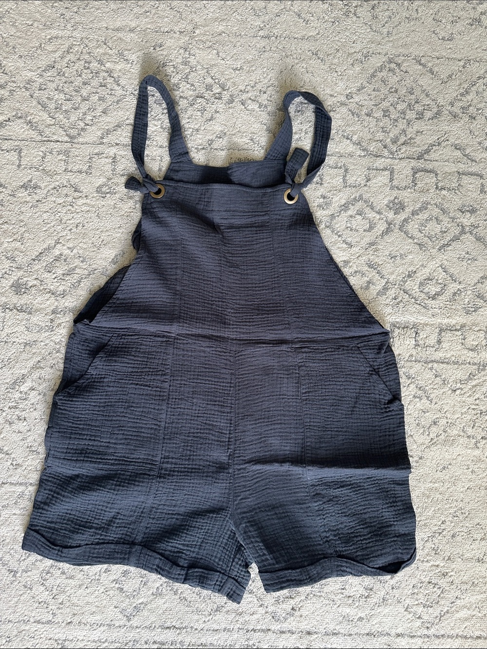 Blue Gauze Romper
